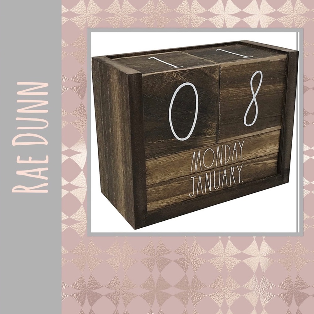 🗓️Rae Dunn Block Calendar 🗓️